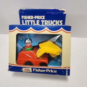 Fisher Price 1979 Front Loader - Fisher Price - Fisher Price Toys - Vintage Fisher Price - Construction Toys - Toy Cars