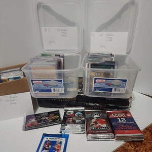 Tarjetas de fútbol americano de la NFL antiguas: lotes de 25 tarjetas de la NFL antiguas al azar: tarjetas de la NFL, tarjetas deportivas, tarjetas de la NFL, deportes, tarjetas, tarjetas coleccionables