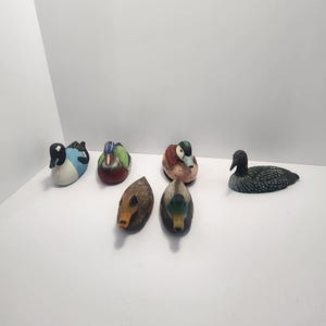 Ente Vintage Figuren - Stockente Ente - Entenfiguren - Holzente - Enten - Wildtierfiguren - Wildtierdekor