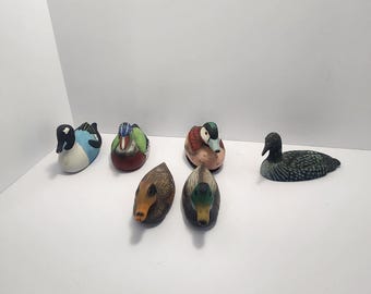 Duck Vintage Figures - Mallard Duck - Duck Figures - Wood Duck - Ducks - Wildlife Figures - Wildlife Decor