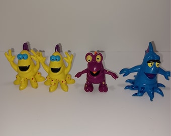 Applause Mix Up Monster Aliens - Alien Figures Lot - Pvc Toys - Applause Vintage Toys