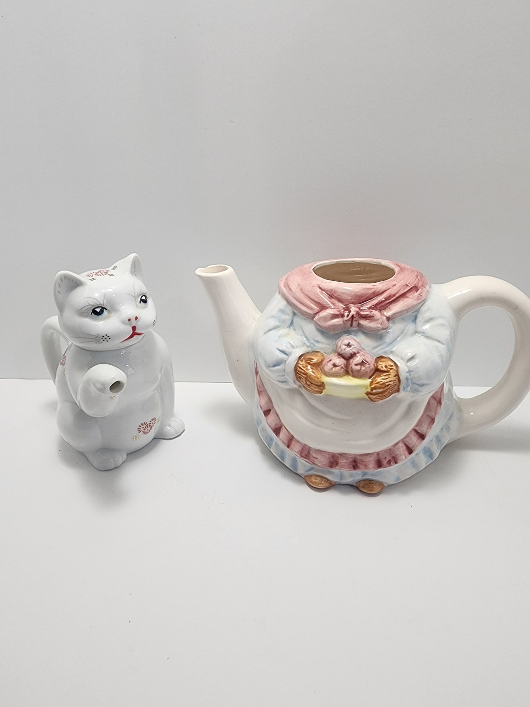 Vintage Teapots Emson Teapot Novelty Teapot Cat Teapot Etsy