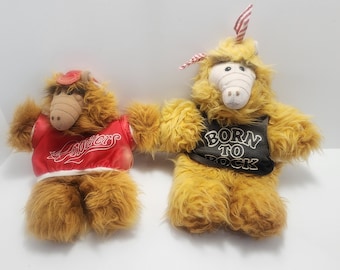 Alf 1988 Vintage Plush Hand Puppet Baseball Player and Rock Star - Alf - Plush  - Alf Plush - Hand Puppet - Puppets