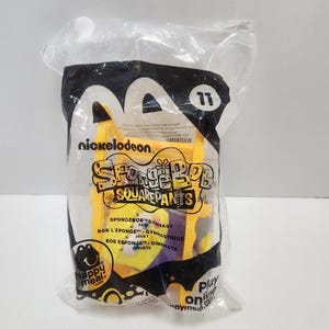 Spongebob Squarepants 2000s Vintage Nickelodeon Fast Food Toy - Nickelodeon - Spongebob Squarepants - Fast Food Toys
