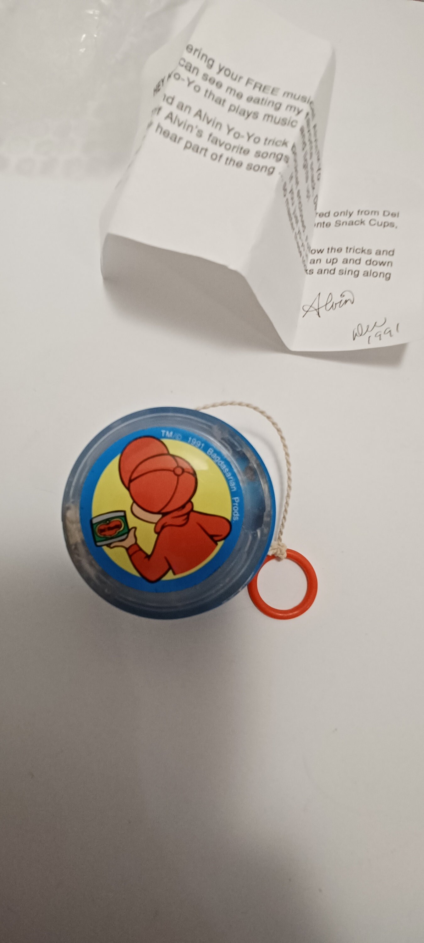 Vintage 1991 Alvin & the Chipmunks Yoyo Del Monte Pudding Etsy Canada