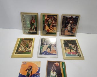 Lote de cartas coleccionables de la NBA de Shawn Kemp Supersonics - Shawn Kemp - NBA - Baloncesto - Cartas coleccionables - Supersonics
