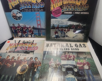 Natural Gas Vintage 1980's Jazz Band Vinyl Records LOTs Of 2 - Natural Gas - Jazz - Jazz Vinyl - Jazz Bands - Vinyl - Vinyl Records
