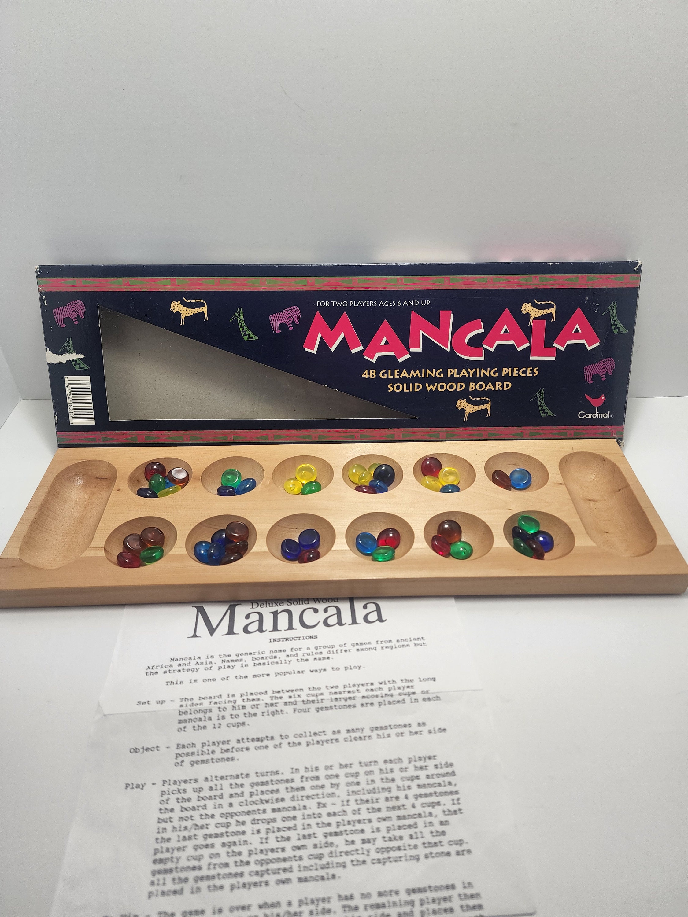 Mancala Board Game - Etsy