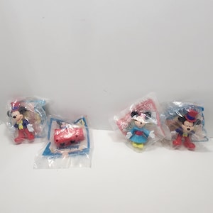 Figurki Disney Epcot - Walt Disney - Zabawki Walta Disneya - Disneyland - Epcot - Myszka Miki - Myszka Minnie - Zabawki Vintage - Zabawki Happy Meal