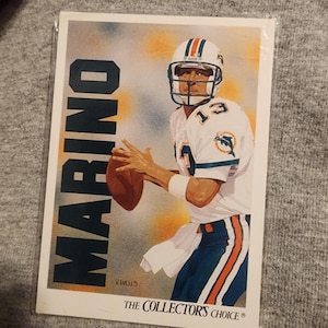 Dan Marion 1991 Sammlerwahl Vintage Sammelkarte - Miami Dolphins - Dan Marino - 1990er Jahre - Vintage NFL - NFL Karten - Sportkarten
