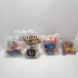 Happy Meal Toys New In Bag - McDonald&#39;s Toys - Happy Meal Toys - Taco Bell - Taco Bell Dog - Animaniacs  - Toys - Fast Food Toy - Peter Pan