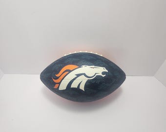 NFl Denver Broncos Vintage Play Football - Football - Outdoor Toys - Nfl - Nfl Gift - Denver Broncos - Broncos Fans - Denver Broncos Gift
