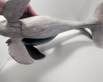 Humpback Whales 1980s Vintage PVC Figures - Whales - Humpback