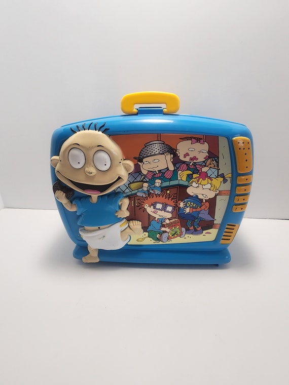 1998 Viacom Rugrats Nickelodeon Hard Plastic Lunch