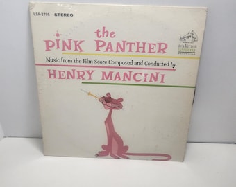 ヘンリー・マンシーニ - ピンク・パンサー カラー LP ビニールレコード