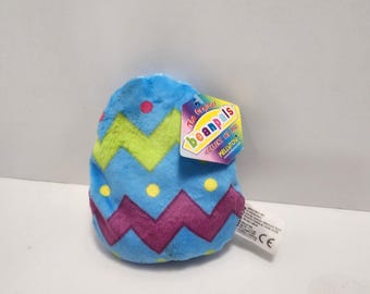 KellyToy Easter Egg Beanpals Pluszowa - Wielkanoc - Pluszowa Wielkanoc - Pluszowa Worek Fasoli - Beanie Babies - Jajko - Jajko Wielkanocne - Króliczek Wielkanocny