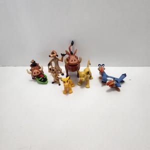 Disney Lion King Vintage Action Figures Lot - The Lion King - Lion King Toys - Vintage Toys - Vintage Lion King - Disney - Disney Toys