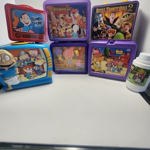 Character Lunchbox Vintage 1980s 1990s - Aladdin Lunchbox - Lunchbox - Vintage Lunchbox - Snow White - Chuck E Cheese - Nostalgia
