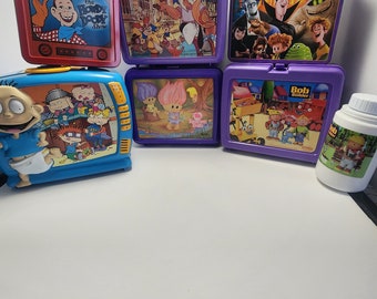Character Lunchbox Vintage 1980s 1990s - Aladdin Lunchbox - Lunchbox - Vintage Lunchbox - Snow White - Chuck E Cheese - Nostalgia