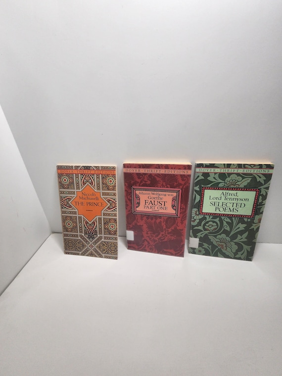 1994 Dover Thrift Edition Book Lot of 3 - Dover Thrift - Dover