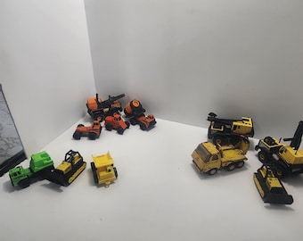 Vintage Tonka Car Lot,- Dump truck - Bulldozer - Fire Truck Pumper - Dune Buggy - Vintage Tonka - Tonka Trucks - Tonka - Tonka Vehicles