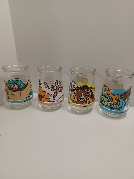 Vintage Welch's Jelly Jars Winnie the Pooh Jars the Etsy
