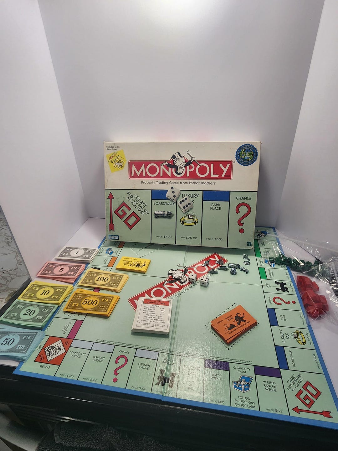 希少 モノポリー 米国版 ボードゲーム 木箱入り パーカーブラザーズ
