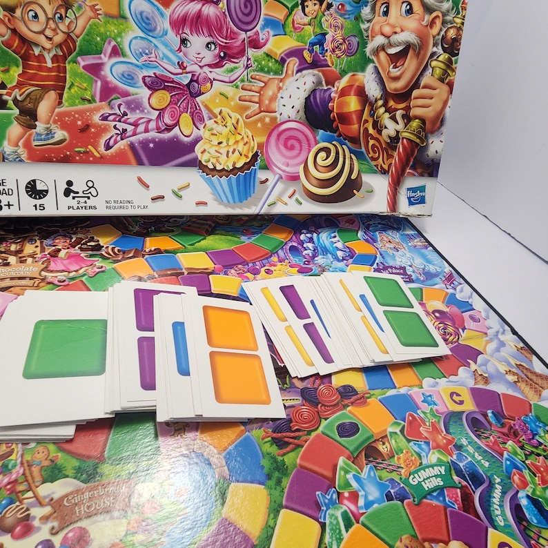 Candy Land Hasbro 2000's Board Game - Games - Vintage Games - Hasbro ...