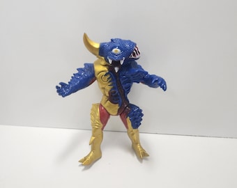 1993 Vintage  Mighty Morphin Power Rangers 8" Goo Fish Evil Monster Figure Bandai - Bandai - Power Rangers - Mighty Morphin