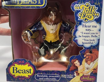 Disney Vintage Beauty and The Beast Beast SEALED Figure - Beast - Beast Figure - Disney - Disney Toys - Beauty and the Beast