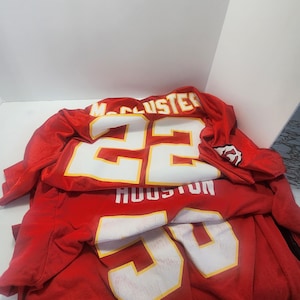 Mens Large Kansas City Chiefs Jersey and Shirt - Kansas City Chiefs - Chiefs - NFL- NFL Gear - NFL Jerseys - Jerseys - Kansas City