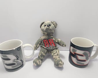 Dale Earnhardt Tasse Dale Earnhardt Jr Teddybär Sammelbare Nascar Tasse - Kaffeetasse - Nascar Tasse - Vatertag - Papa Geschenk - Dale Earnhardt Tasse