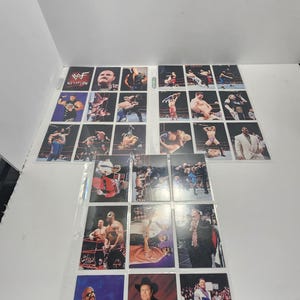 Tarjetas coleccionables de lucha libre de la WWF de los años 90 (3 páginas) - Tarjetas coleccionables - TCG - WWF Raw - Wwf - Juguetes de lucha libre - Wwe
