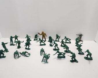 Army Action Figures - 1986 GUTS Army Figure - Soldiers - Army Toys - Army Men