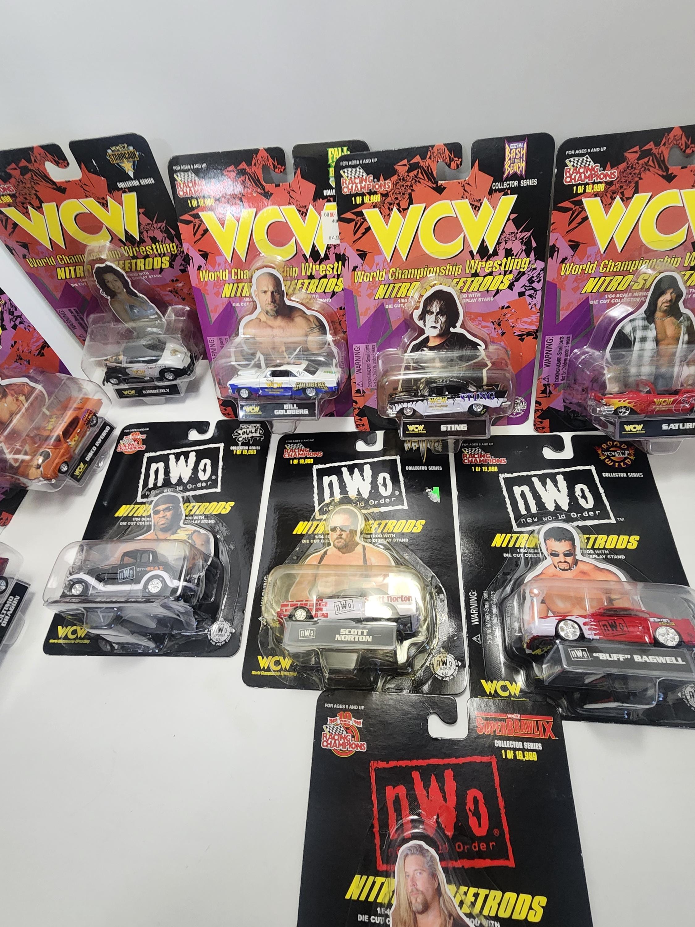 WCW Racing Champions Collectable Cars - Sting - Kevin Nash