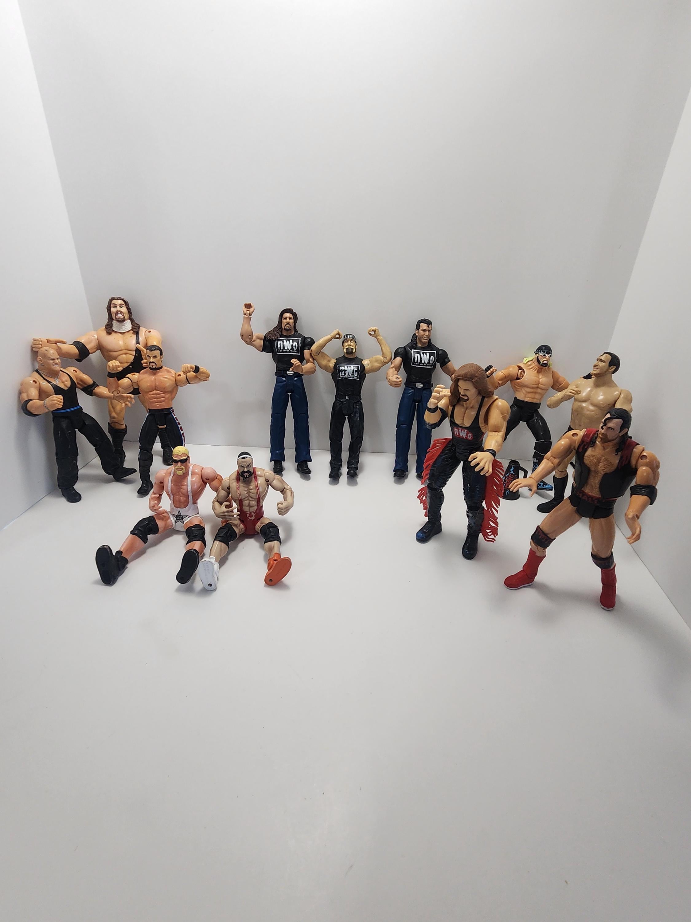 Wcw Toy Biz NWO Wrestling Action Figures WWE Wwf WCW Nwo Hulk Hogan Wrestling Figures Etsy Canada