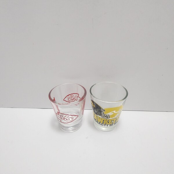 Nfl Shot Glasses Etsy