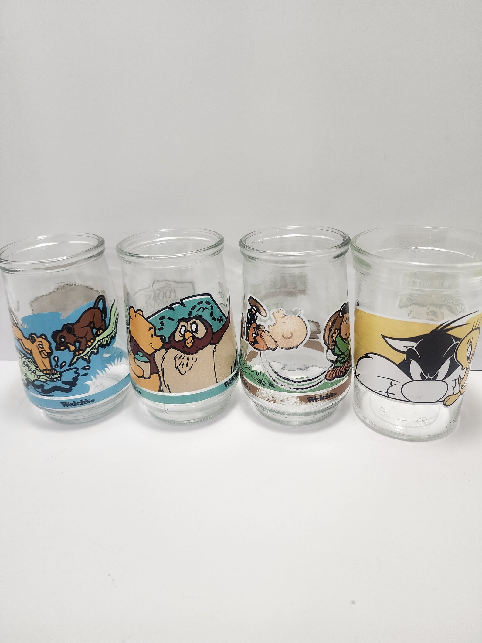 Vintage Welch's Jelly Jars Winnie the Pooh Jars the Etsy