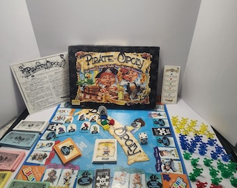 1964 年製ヴィンテージの赤い箱入りモノポリー ボード ゲーム。 - Etsy