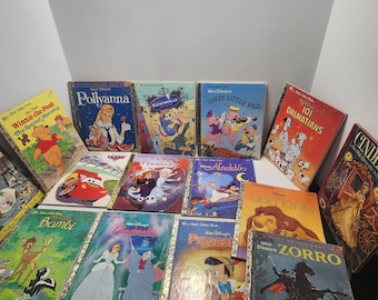 A Little Golden Books Vintage Lots - Children's Books - Little Golden Books - Disney - Christmas - Religious - Little Golden Books