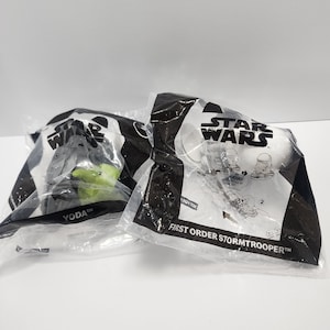 Star Wars Action Figure Toys Lot Of 2 - McDonald&#39;s Toys - Fast Food Toys - Star Wars Toys - Happy Meal Toys - Toys - Storm Trooper