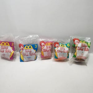 Disney The Jungle Book Candy Dispenser Figures - Mcdonalds Toys - Happy Meal Toys - Candy Dispensers - Jungle Book Toys