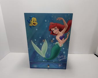 Disney's The Little Mermaid 1988 Vintage Musical Jewelry Box - Ariel - The Little Mermaid - Jewelry Box - Music Box - Musical