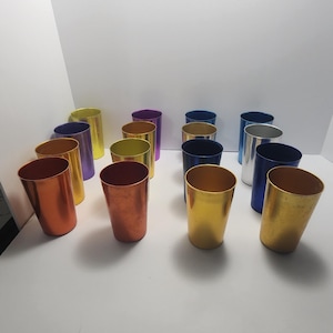 Vintage Aluminum Drinking Glasses - Etsy Australia