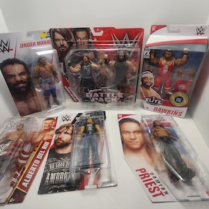 Mattel Figuras de acción de la WWE, figura de Cody Rhodes Elite de la WWE  con accesorios, coleccionable