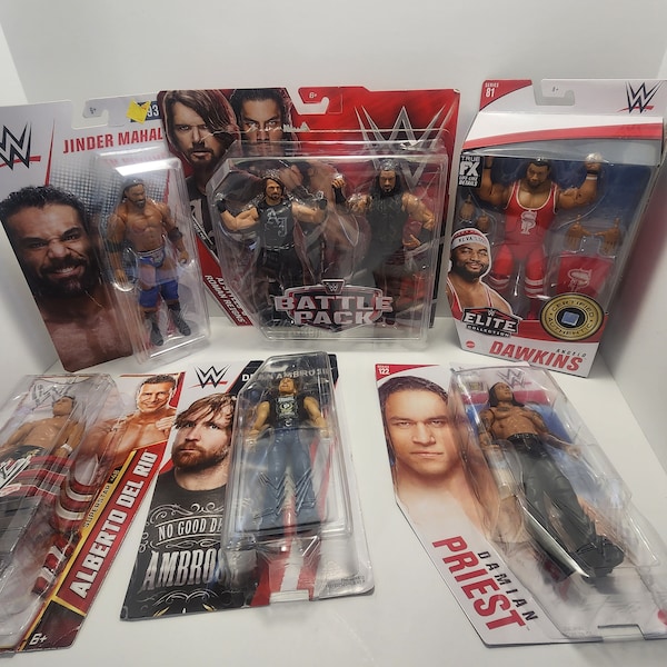 Wwe-actiefiguren - Worstelfiguren - WWE- Aew-figuren - Wwf - Worstelactiefiguren