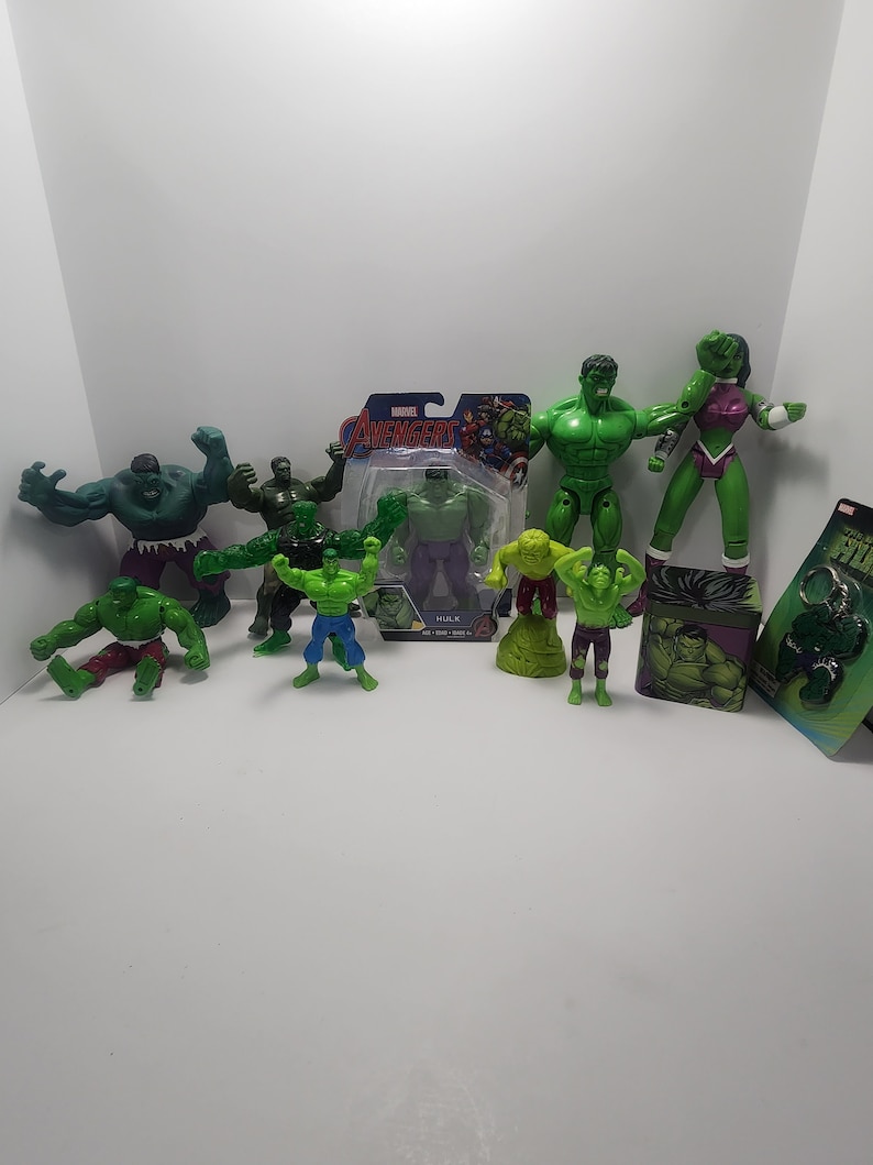 The Incredible Hulk Marvel Action Figure Toys the Incredible Etsy