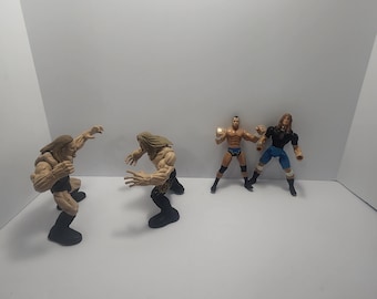 Vintage 90's Wwf, Wcw, Wwe . WRESTLING Action Figures… Lot of 7 - Etsy