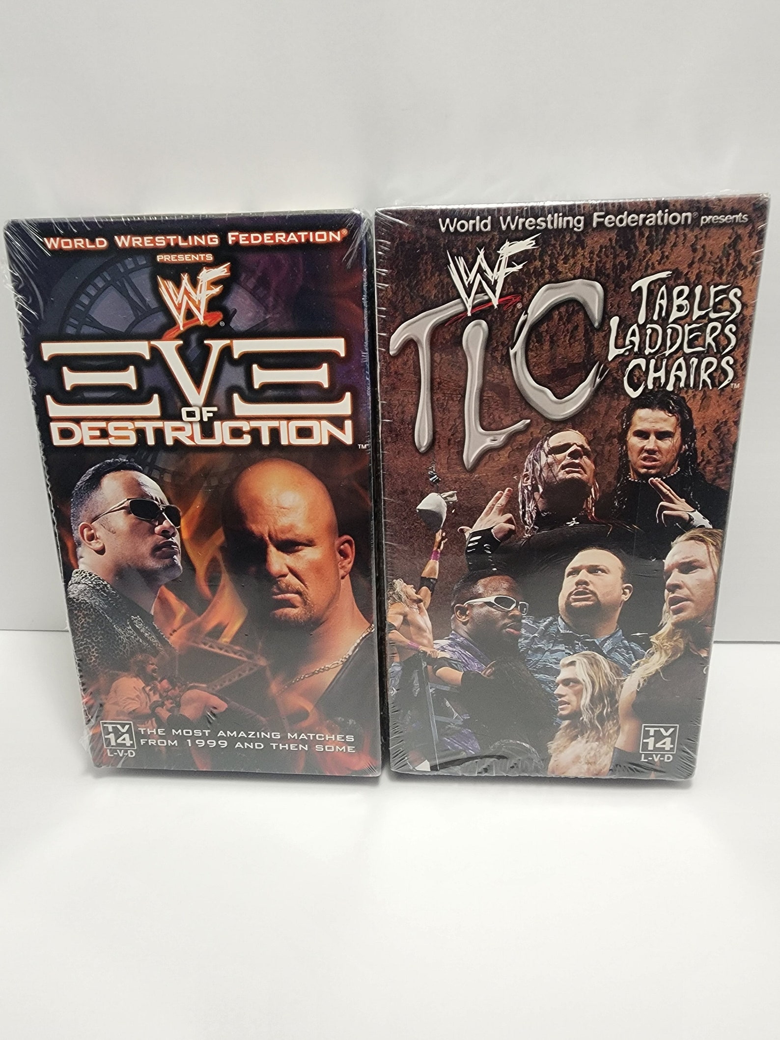 Vintage WWF Vhs Tapes New in Package Wwf WWE Wrestling Etsy
