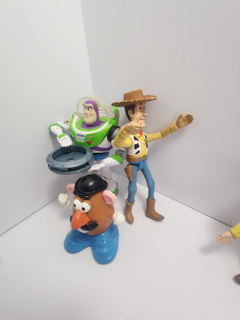 Disney Pixar Toy Story Action Figure Lots - Lil Bo Beep - Woody - Buzz Lightyear - Toy Story - Toy Story Toys - Disney Toys - Pixar image 2
